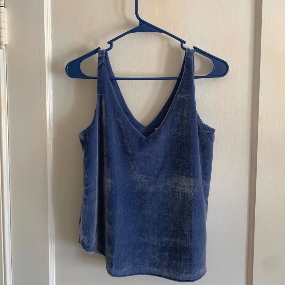 NWT Loft Velvet Shell - Picture 2 of 4